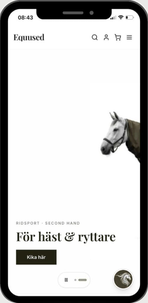 Equused-appen visad i en iPhone