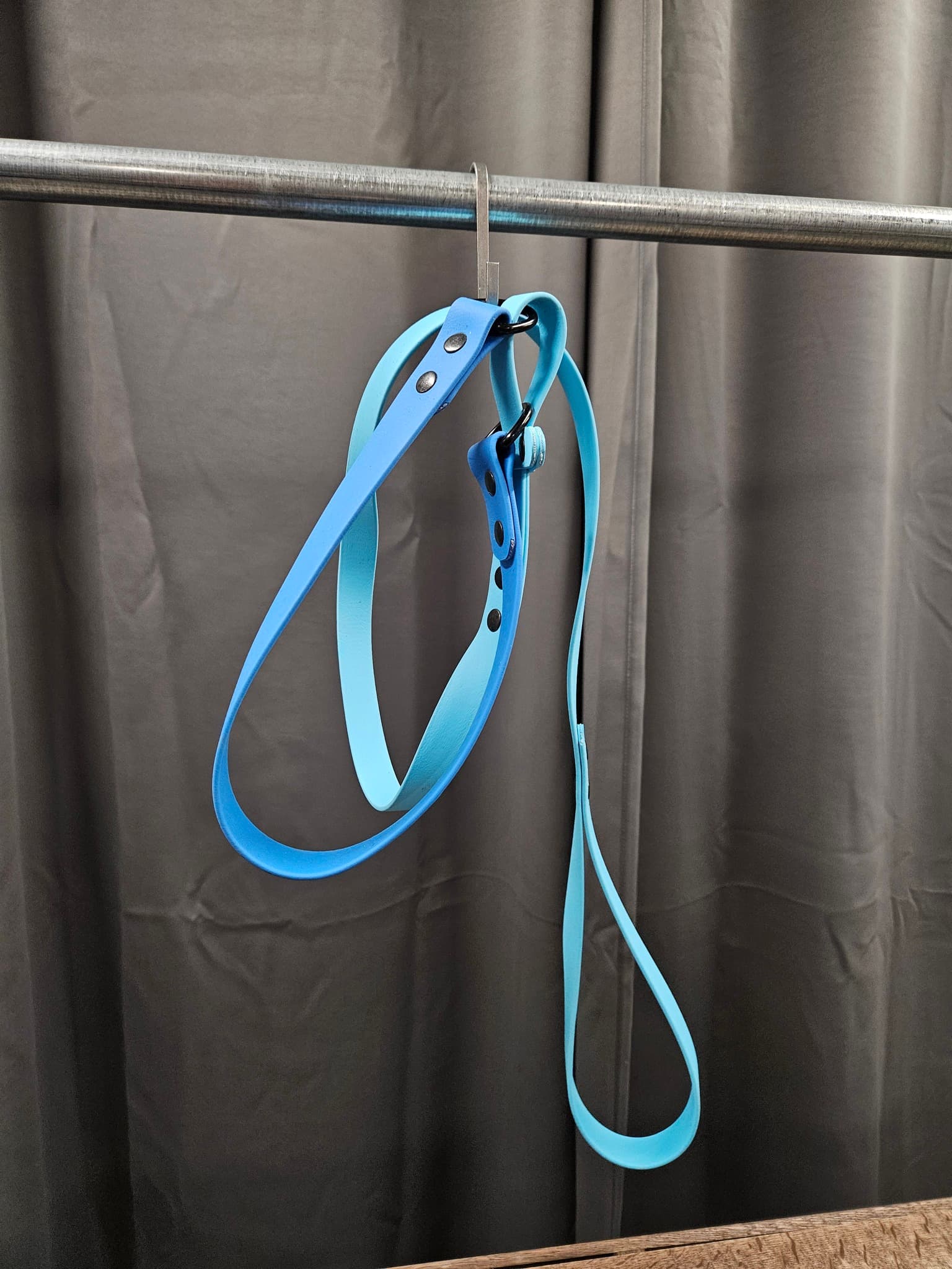 Halsband + koppel, 47 cm