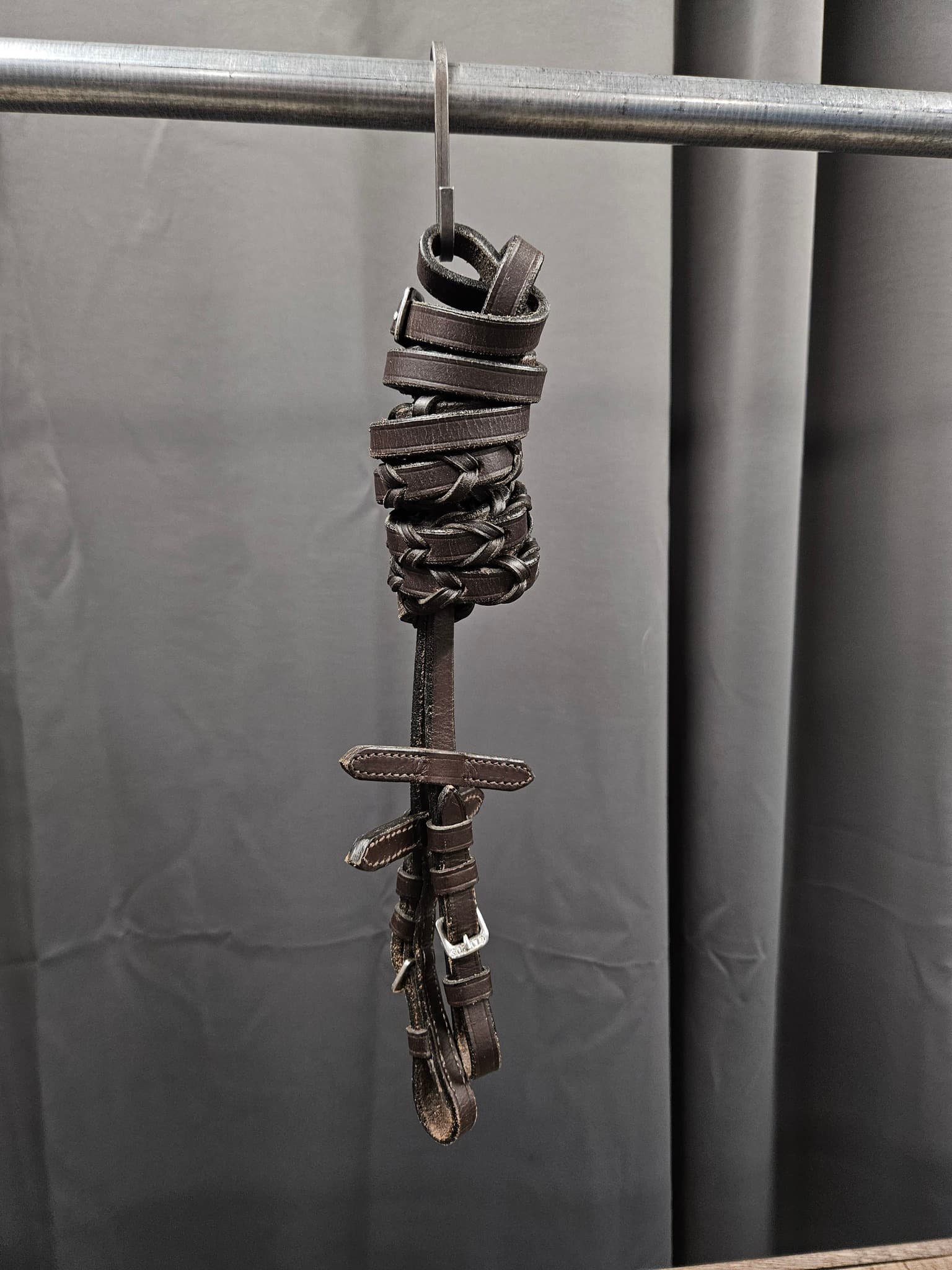 Lädertygel, full, Globus